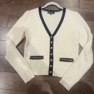 Generation Love Cream Demi Chain Link Cardigan XS